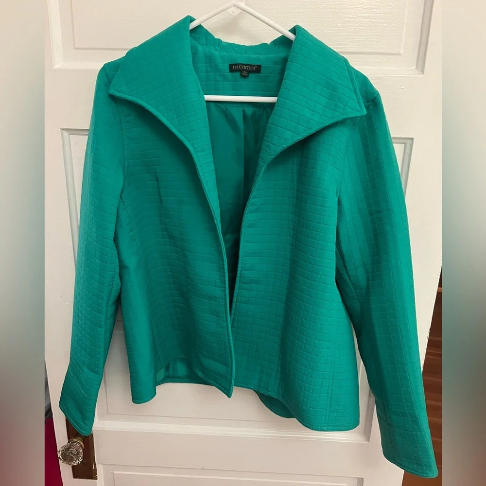 For Cynthia Women's Vibrant Blazer - Picture 1 of 5